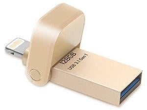 ADATA i-Memory AI920 - 32GB USB 3.1 32GB Flash Drive - Gold
