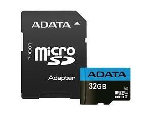 ADATA 32GB SDHC/SDXC UHS-I Class 10 Memory Card with Adapter