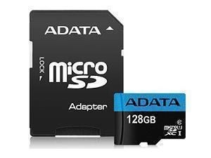 ADATA 128GB SDHC/SDXC UHS-I Class 10 Memory Card with Adapter