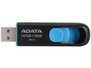 ADATA UV128 - 16GB USB 3.0 Flash Drive - Black/Blue