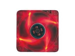 Akasa 120mm Red LED Case Fan, Red Frame