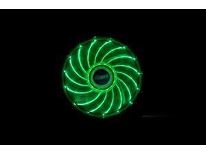 12cm Vegas 15 Green LED fan