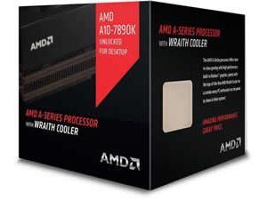 AMD A10-7890K Black Edition APU with Wraith Cooler 4.11Hz Socket FM2plus APU Godavari Processor - Retail
