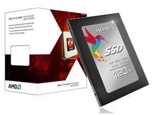 AMD Piledriver FX-6 Six Core 6300 Black Edition 3.50Ghz Socket AM3plus Processor - Retail with ADATA SP 550 120GB SSD Bundle