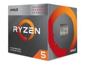 AMD Ryzen 5 3400G Quad-Core Processor/CPU,  Radeon Vega Graphics with Wraith Spire Cooler