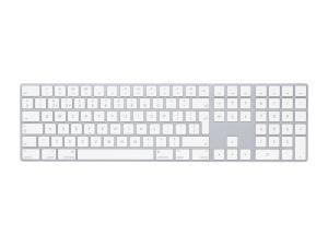 Apple Magic Scissors Keyboard - Wireless Connectivity - Bluetooth - Silver, White - English UK - Compatible with Computer Mac, iOS - QWERTY Keys Layout