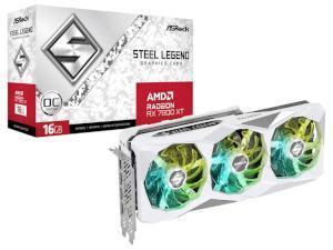 ASRock AMD Radeon RX 7800 XT Steel Legend OC 16GB GDDR6 Graphics Card