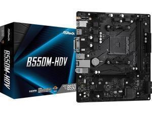 ASRock B550M-HDV AMD AM4 B550 Chipset m-ATX Motherboard
