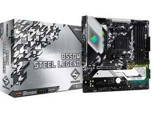 ASRock B550M Steel Legend AMD AM4 B550 Chipset m-ATX Motherboard