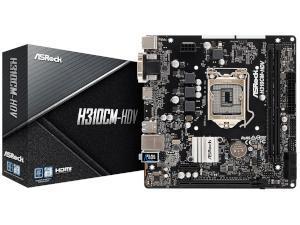 ASRock H310CM-HDV Intel H310 Chipset Socket 1151 Micro-ATX Motherboard
