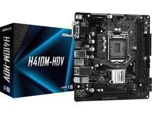 ASRock H410M-HDV Intel H410 Chipset Socket 1200 Micro-ATX Motherboard