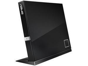 ASUS SBW-06D2X-U 6x Black Slim External Blu-ray Re-Writer USB Retail