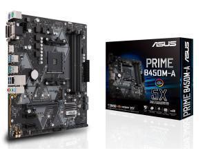 Asus Prime B450M-A AMD AM4 B450 Chipset Micro-ATX Motherboard - Ryzen 3 Ready