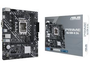ASUS PRIME H610M-K D4 Intel H610 Chipset Socket 1700 Micro ATX Motherboard