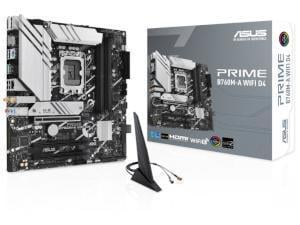 ASUS PRIME B760M-A WiFi D4 Intel LGA 1700, 4 x DIMM DDR4, 1 x Display Port, 2 x HDMI Ports