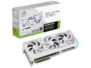 ASUS NVIDIA GeForce RTX 4090 ROG Strix OC White Edition 24GB GDDR6X Graphics Card