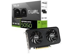 ASUS NVIDIA GeForce RTX 5050 Dual OC 8GB GDDR6 Graphics Card