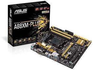 ASUS A88XM-PLUS AMD A88X Socket FM2plus Micro ATX Motherboard