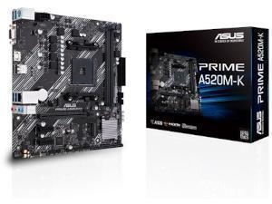 *B-stock item - 90 days warranty*ASUS PRIME A520M-K AMD A520 Chipset Socket AM4 Micro-ATX Motherboard