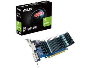 ASUS NVIDIA GeForce GT 710 Graphics Card (PCIe 2.0, 2GB DDR3 Memory, Passive Cooling, Auto-Extreme Technology, GPU Tweak III)