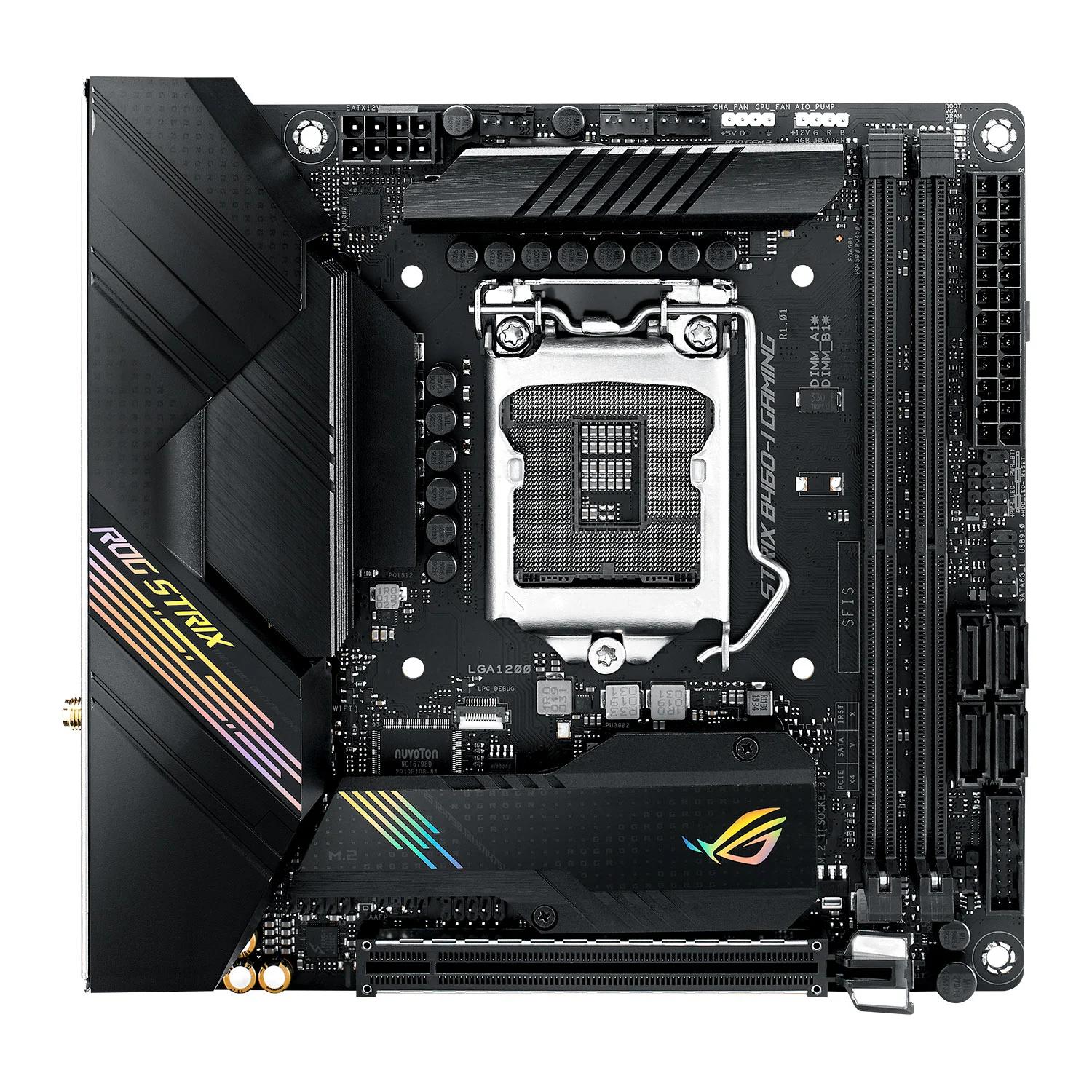 Asus rog strix b460 i gaming обзор