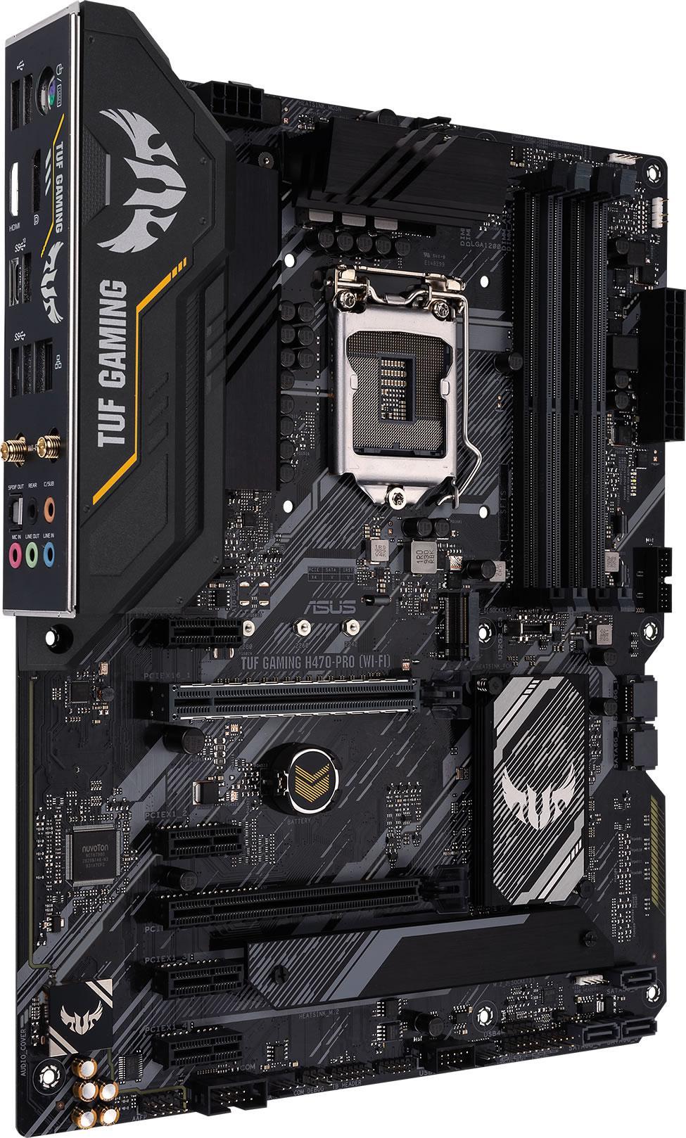 ASUS TUF GAMING H470PRO WIFI LGA1200 H470 Chipset ATX Motherboard