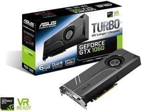 ASUS GeForce GTX 1060 TURBO 6GB GDDR5 Graphics Card