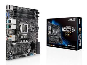 ASUS WS C246M PRO Intel C246 Chipset Socket 1151 U ATX Motherboard