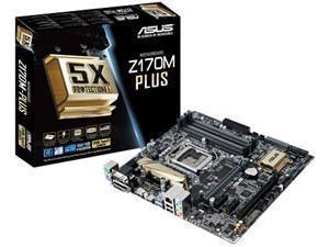ASUS Z170M-PLUS Intel Z170 Socket 1151 Micro ATX Motherboard