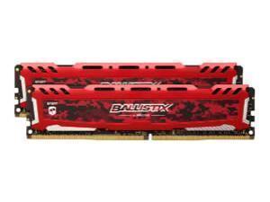 Ballistix Sport LT 16GB Kit 2 x 8GB DDR4-2400 UDIMM Red