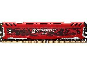 Ballistix Sport LT Red 8GB DDR4 2666MHz Memory Module