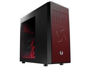 BitFenix Neos Mid Tower case, Black/Red, Windowed