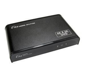 CablesDirect 2 Port HDMI v2.0 Splitter 4K