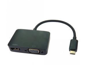 USB Type C to HDMI and VGA Adapter