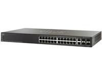 Cisco SG500-28P 24 Port Gigabit Managed Switch with PoE and SFP