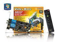 Compro VideoMate S800F Quad Mode PCIe Dual DVB-S plus DVB-T / Analogue TV Tuner Card with FM Radio