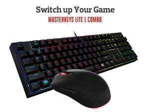* Ex-display item*Cooler Master Masterkeys Lite L Combo RGB Keyboard Andamp; Mouse