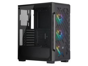 * B-Stock* Corsair iCUE 220T RGB Airflow Tempered Glass Mid-Tower Smart Case - Black