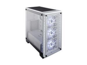 Corsair Crystal Series 460X RGB Compact ATX Mid-Tower Case — White