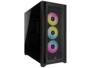 Corsair iCUE 5000D RGB Airflow Black Tower Chassis