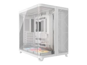 Corsair AIR 5400 RS-R ARGB Triple Chamber Mid-Tower PC Case - White