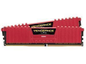 Corsair Vengeance LPX Red 8GB 2x4GB DDR4 PC4-25600 3200MHz Dual Channel Kit Skylake