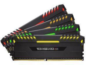 CORSAIR Vengeance RGB LED 32GB 4x8GB DDR4 3333 PC4-26600 C16 Memory Kit