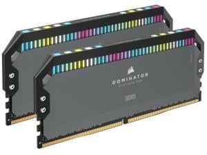 CORSAIR DOMINATOR PLATINUM RGB DDR5 RAM 64GB (2x32GB) 6000MHz CL30 AMD EXPO iCUE Compatible Computer Memory - Grey (CMT64GX5M2B6000Z30)