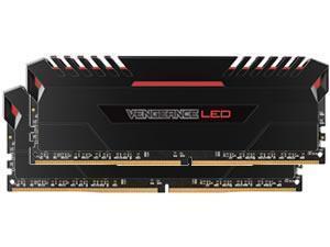 Corsair Vengeance Red LED 16GB 2x8GB DDR4 PC4-21300 2666MHz Dual Channel Kit