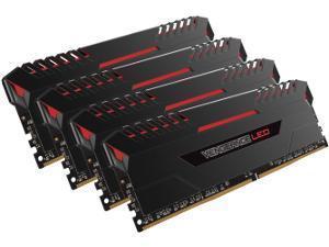 Corsair Vengeance LED Red 32GB 4x8GB DDR4 PC4-27200 3400MHz Dual Channel Kit