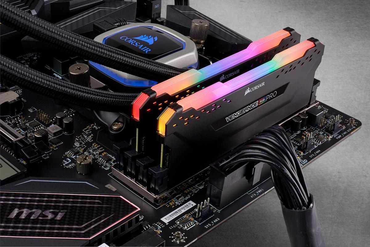 Corsair Vengeance RGB Pro 32GB 2x16GB DDR4 3200MHz Dual Channel Memory ...