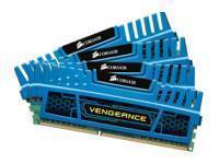 Corsair Vengeance Blue 16GB 4x4GB DDR3 PC3-12800C9 1600MHz Quad Channel Kit