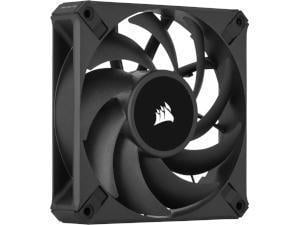 Corsair AF120 ELITE, High-Performance 120mm PWM Fluid Dynamic Bearing Fan with AirGuide Technology (Low-Noise, Zero RPM Mode Support) Single Pack - Black