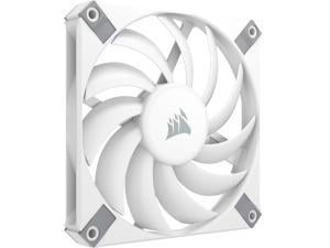 Corsair AF120 SLIM, 120mm PWM Fluid Dynamic Bearing Fan (Thin Profile for Small-Form-Factor Cases, Low-Noise, Up to 2000 RPM, Zero RPM Mode Support, Universal 120x15mm Sizing) Single Pack, White